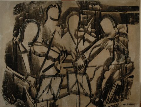 Chamber music-92 x122 cm