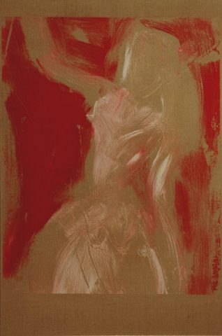 The little red dancer-76 x51 cm