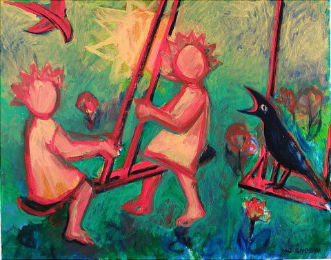 The Swing-81 x102 cm