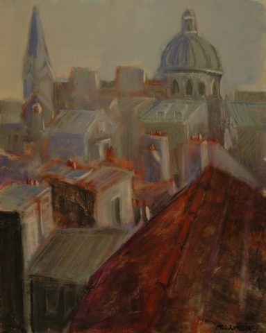 Paris Roofs-76 x61 cm